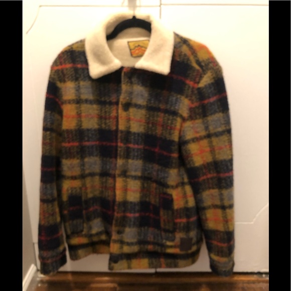 Mens Scotch And Soda Sherpa Flannel 